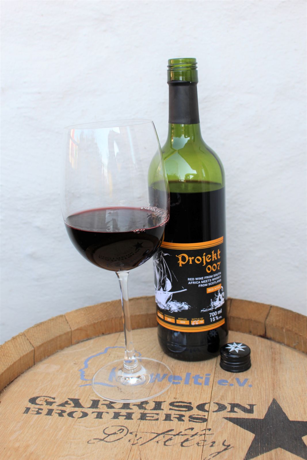 Projekt 007 – Rotwein mit Whsikyfass-Reifung