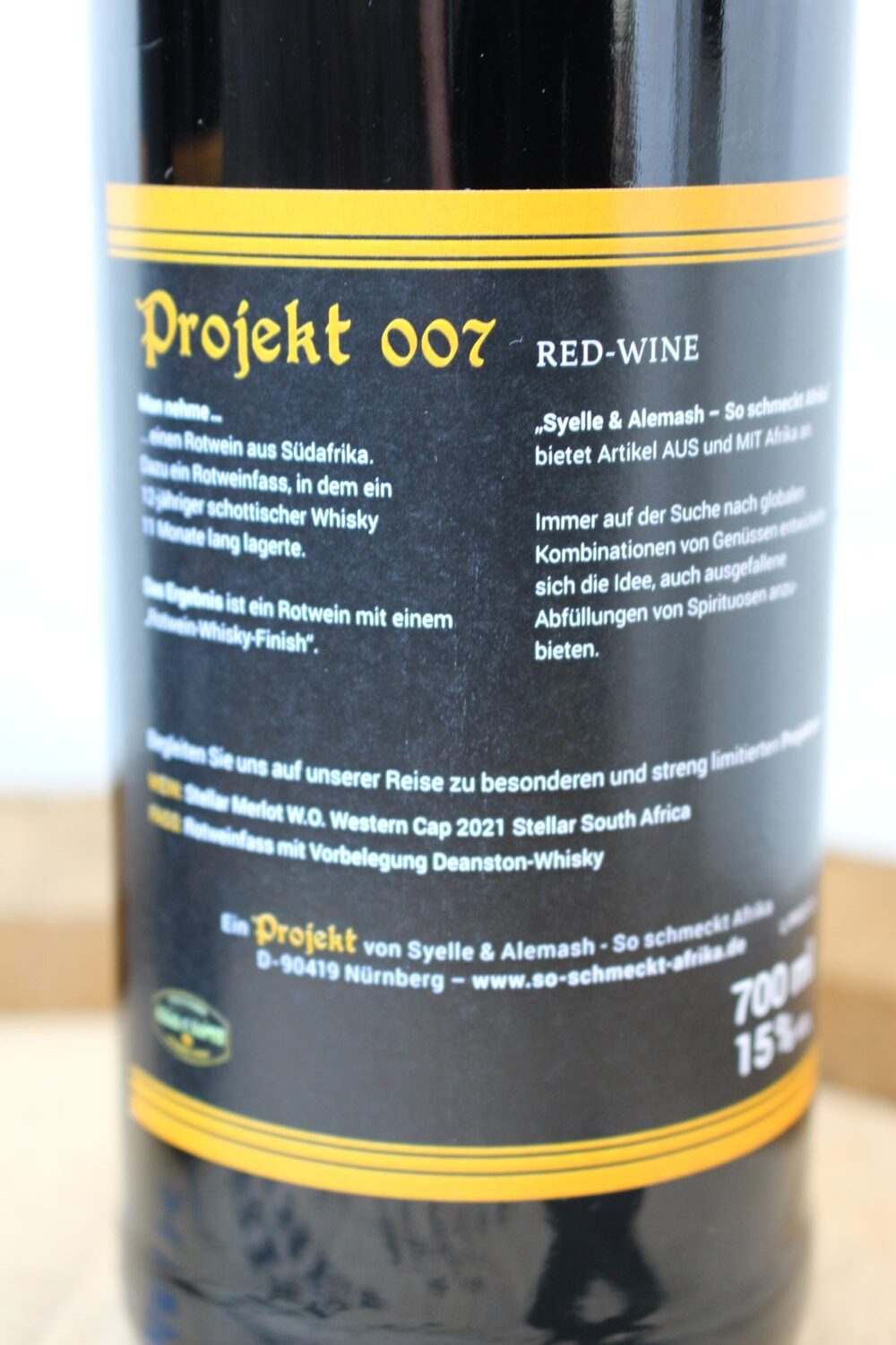 Projekt 007 – Rotwein mit Whsikyfass-Reifung – Bild 8